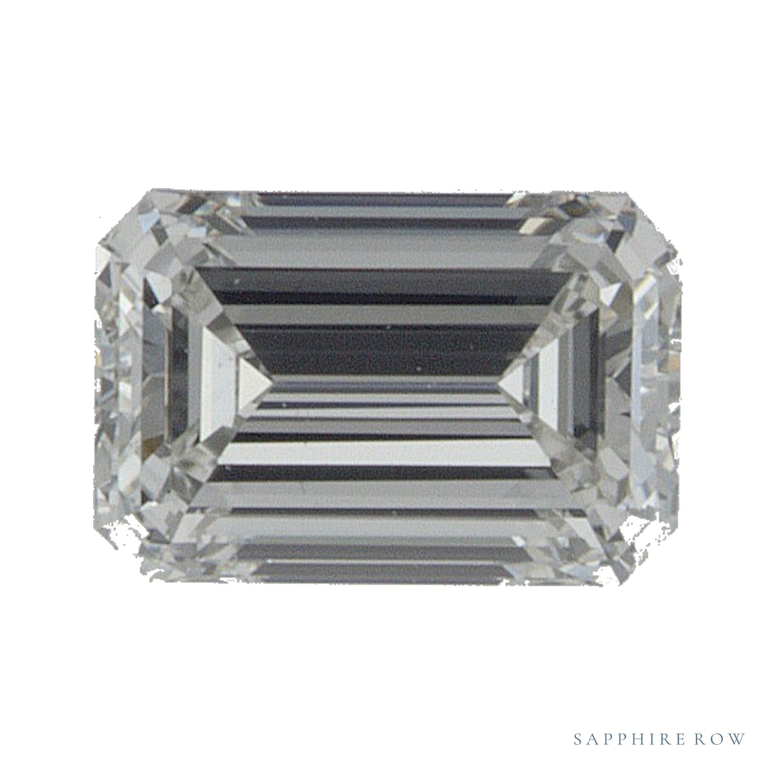 0.51 ct natural diamond, emerald cut | Sapphire Row · cut4