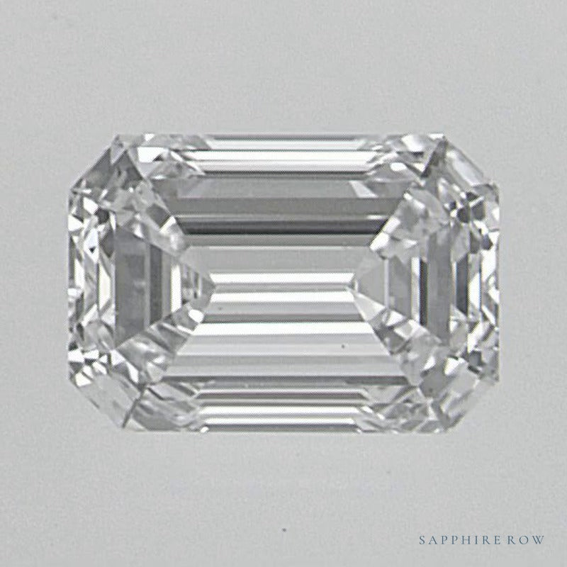 0.51 ct natural diamond, emerald cut | Sapphire Row · cut7