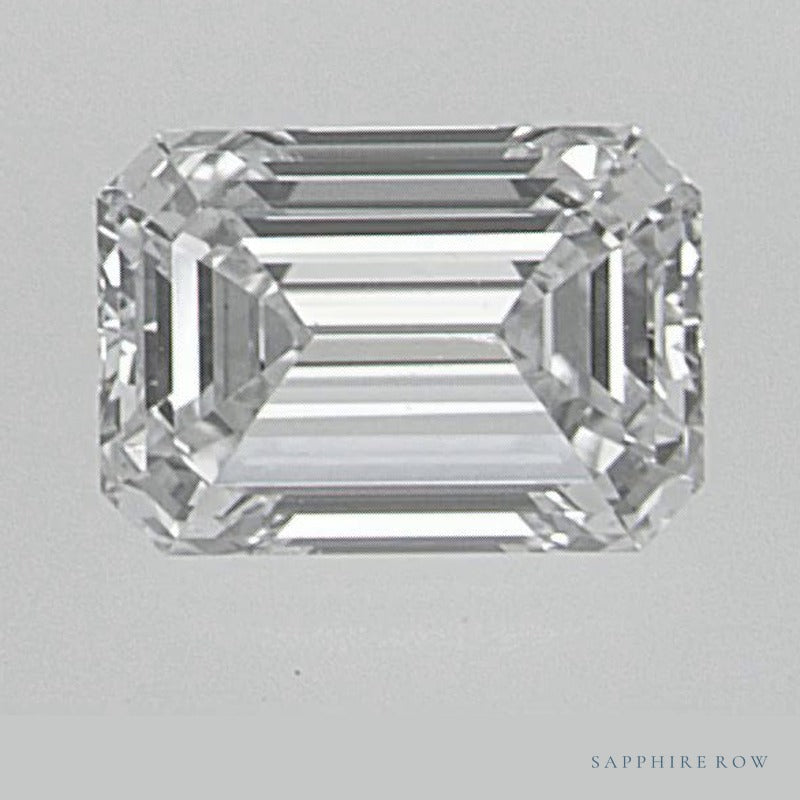 0.51 ct natural diamond, emerald cut | Sapphire Row · cut6