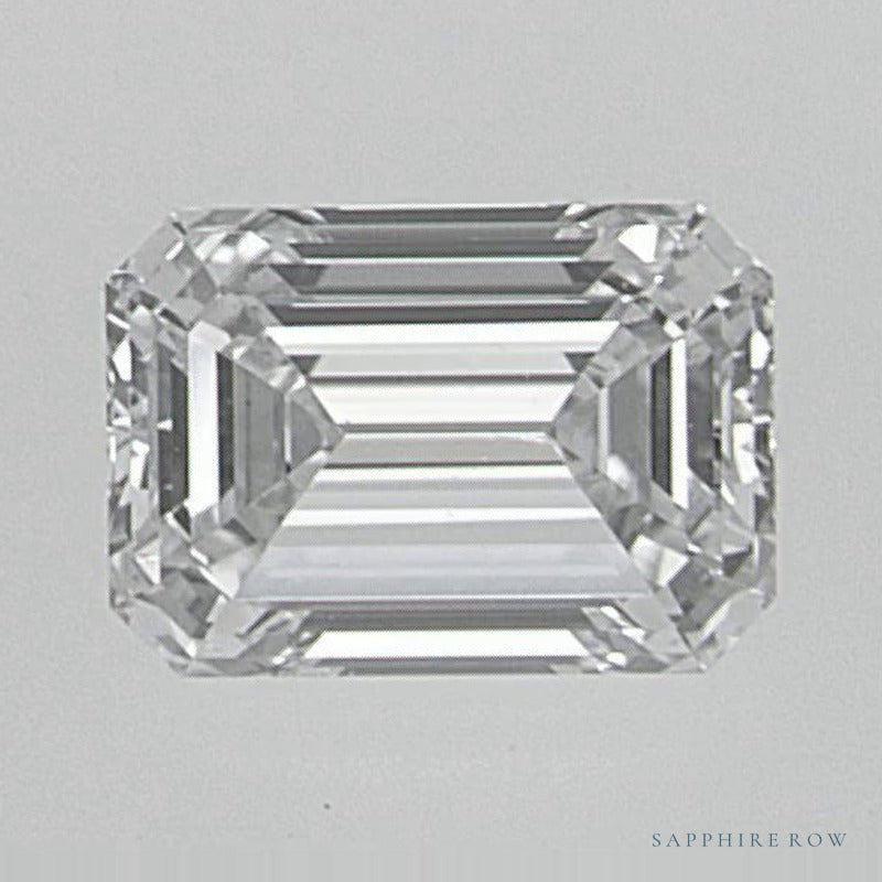 0.51 ct natural diamond, emerald cut | Sapphire Row · cut7