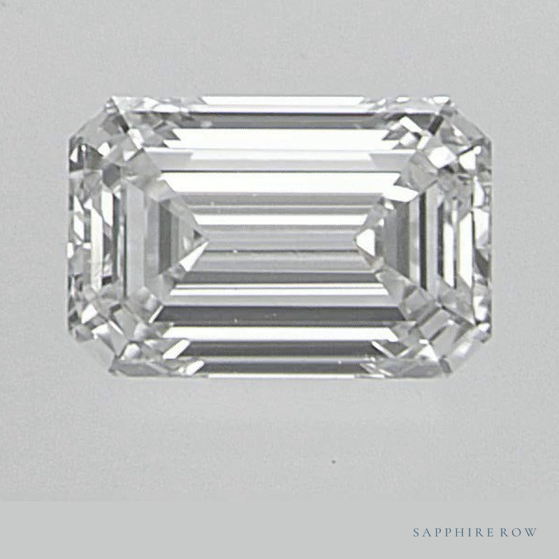 0.51 ct natural diamond, emerald cut | Sapphire Row · cut6