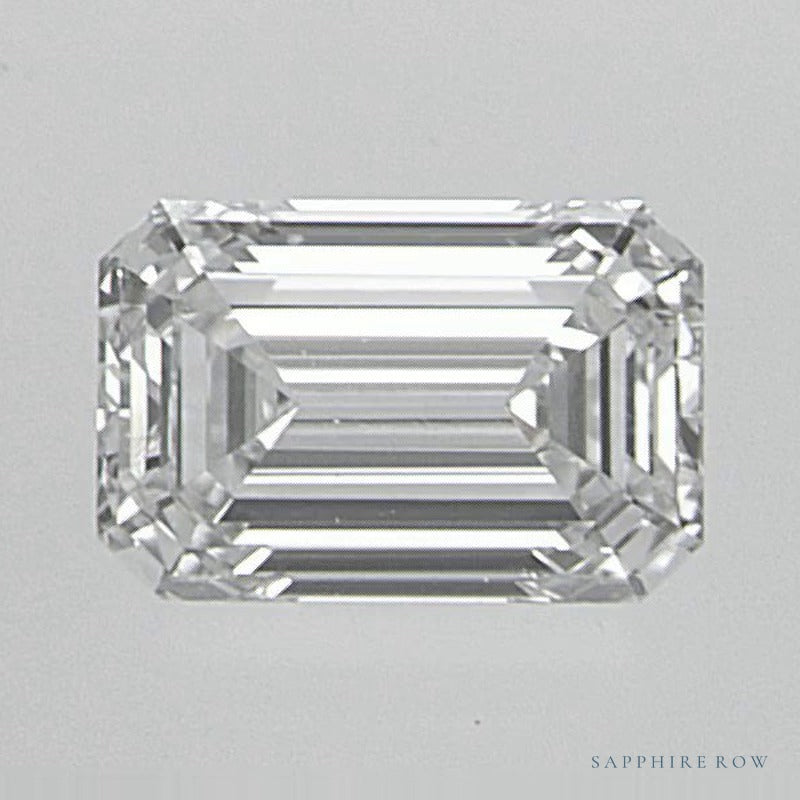 0.51 ct natural diamond, emerald cut | Sapphire Row · cut7