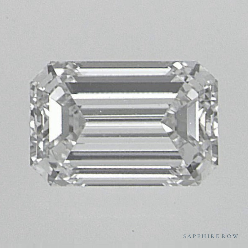 0.51 ct natural diamond, emerald cut | Sapphire Row · cut7