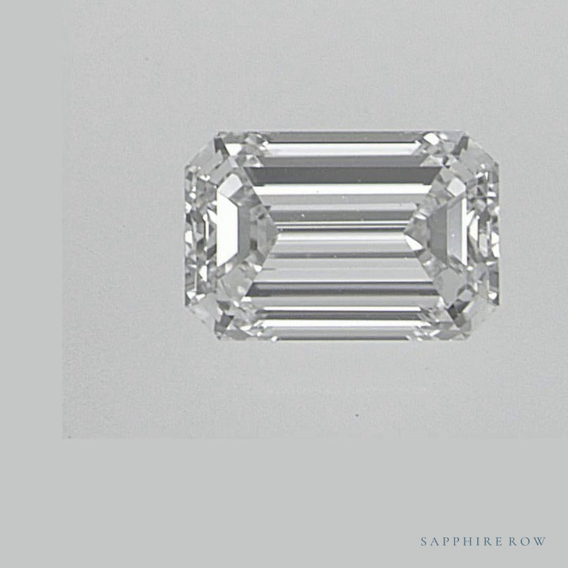 0.51 ct natural diamond, emerald cut | Sapphire Row · cut6