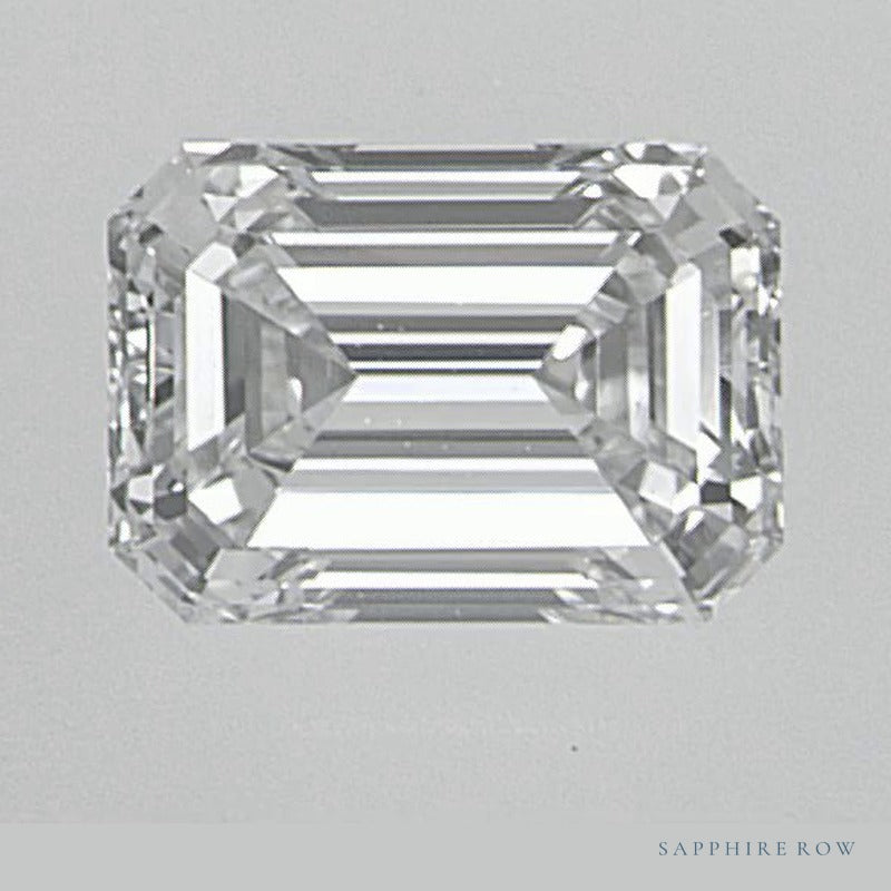 0.51 ct natural diamond, emerald cut | Sapphire Row · cut6