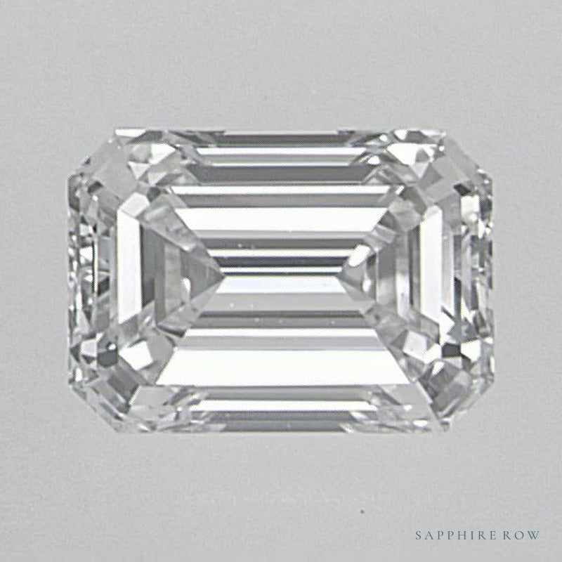 0.51 ct natural diamond, emerald cut | Sapphire Row · cut7