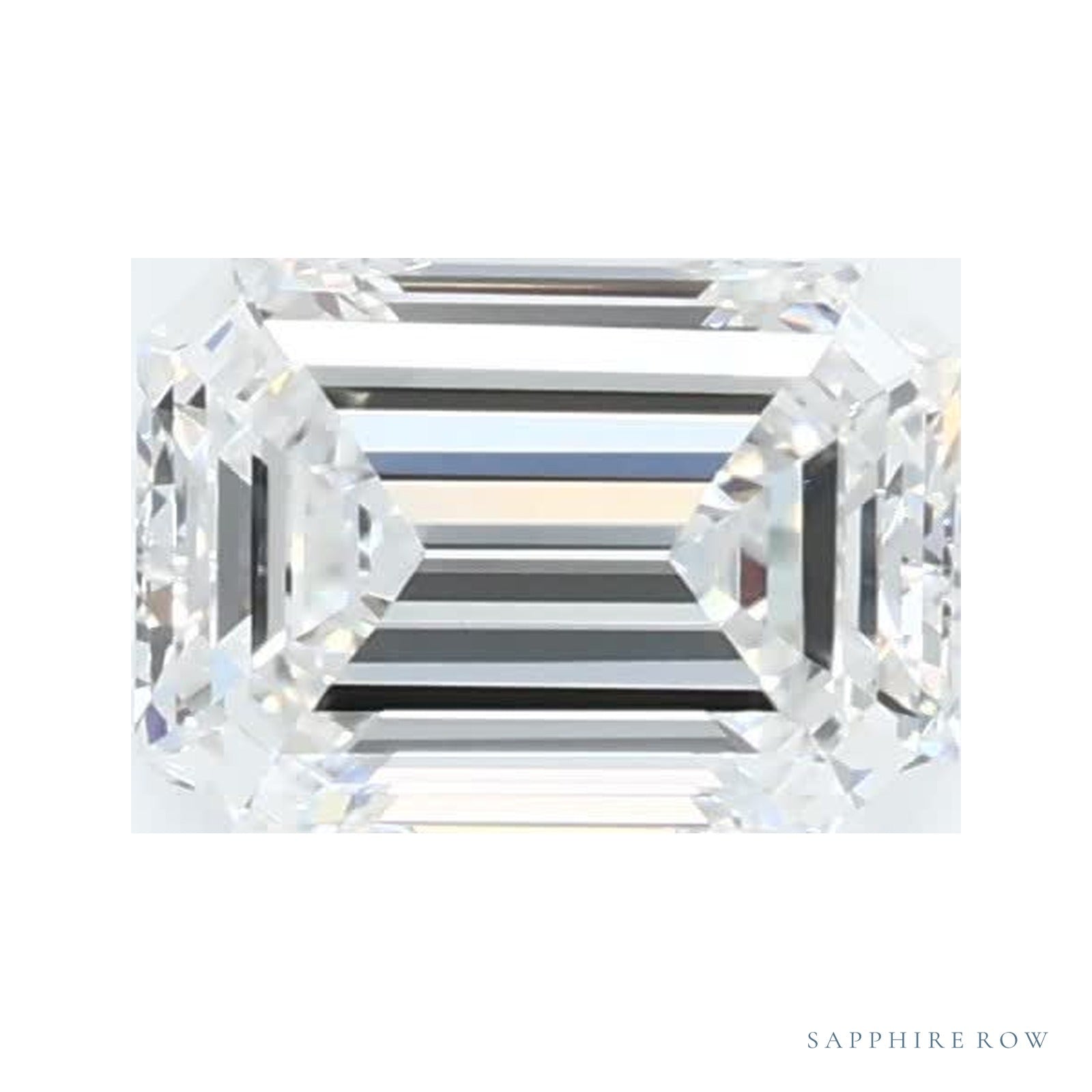 0.51 ct lab-grown diamond, emerald cut | Sapphire Row · cut4