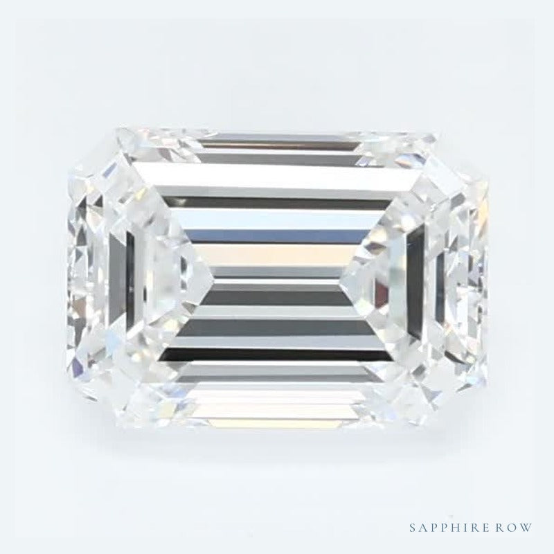 0.51 ct lab-grown diamond, emerald cut | Sapphire Row · cut6