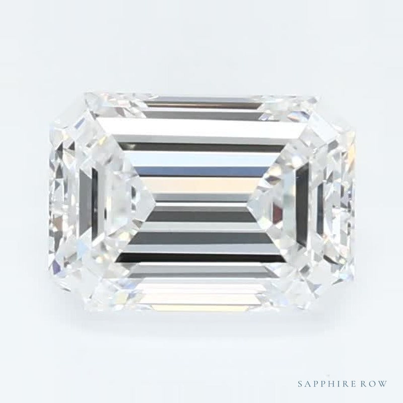 0.51 ct lab-grown diamond, emerald cut | Sapphire Row · cut7