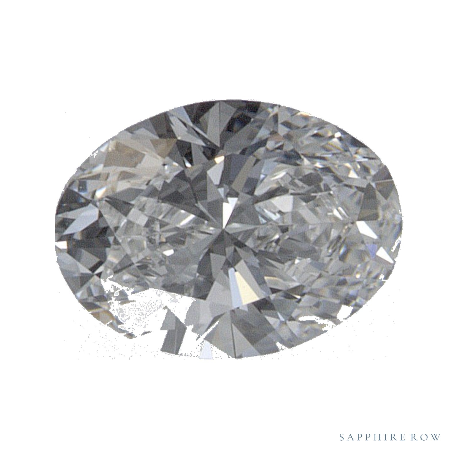 0.51 ct lab-grown diamond, oval cut | Sapphire Row · cut4