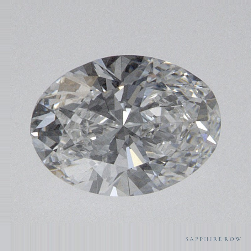 0.51 ct lab-grown diamond, oval cut | Sapphire Row · cut7
