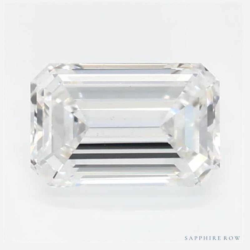 0.51 ct lab-grown diamond, emerald cut | Sapphire Row · cut6