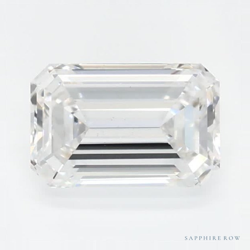 0.51 ct lab-grown diamond, emerald cut | Sapphire Row · cut7