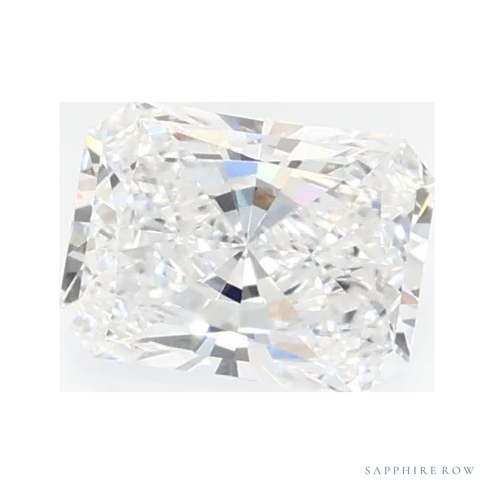0.51 ct lab-grown diamond, radiant cut | Sapphire Row · cut4
