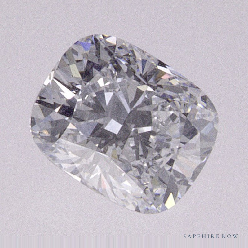 0.51 ct lab-grown diamond, elongated cushion cut | Sapphire Row · cut7