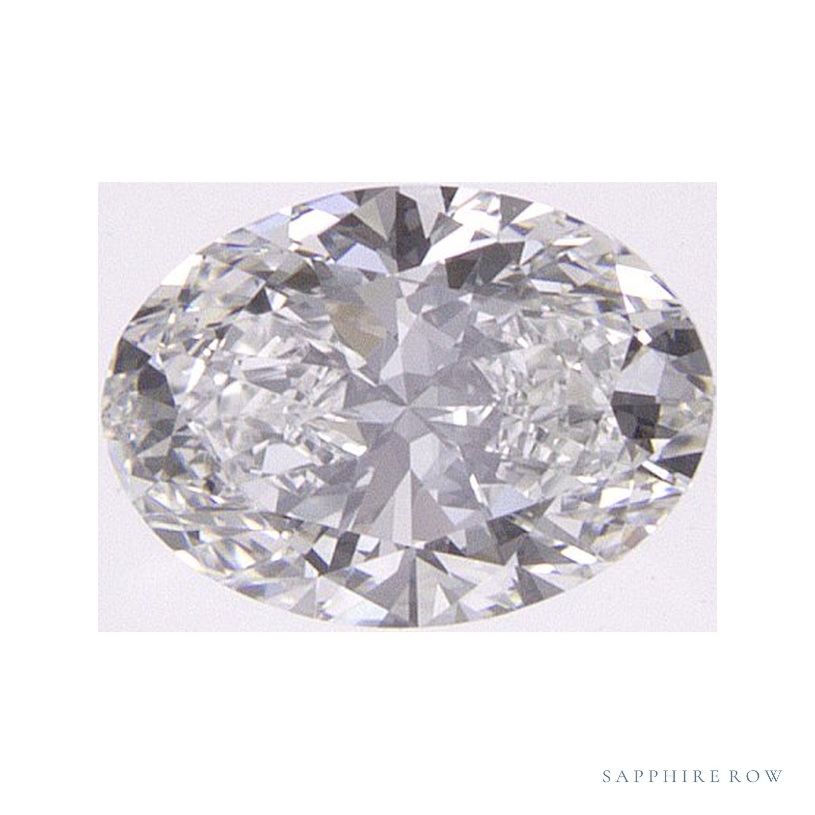 0.50 ct natural diamond, oval cut | Sapphire Row · cut4