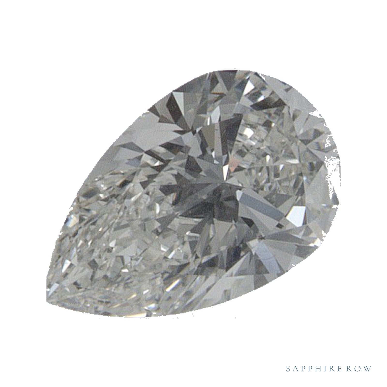 0.50 ct natural diamond, pear cut | Sapphire Row · cut4