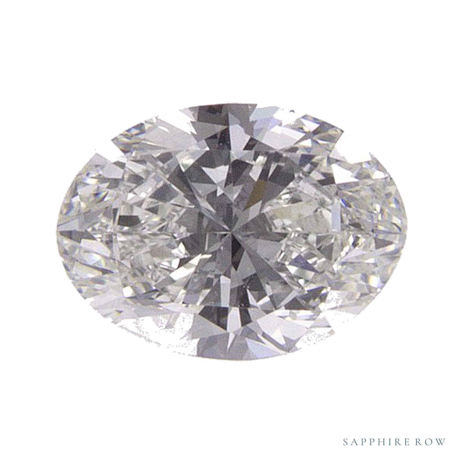 0.50 ct natural diamond, oval cut | Sapphire Row · cut4