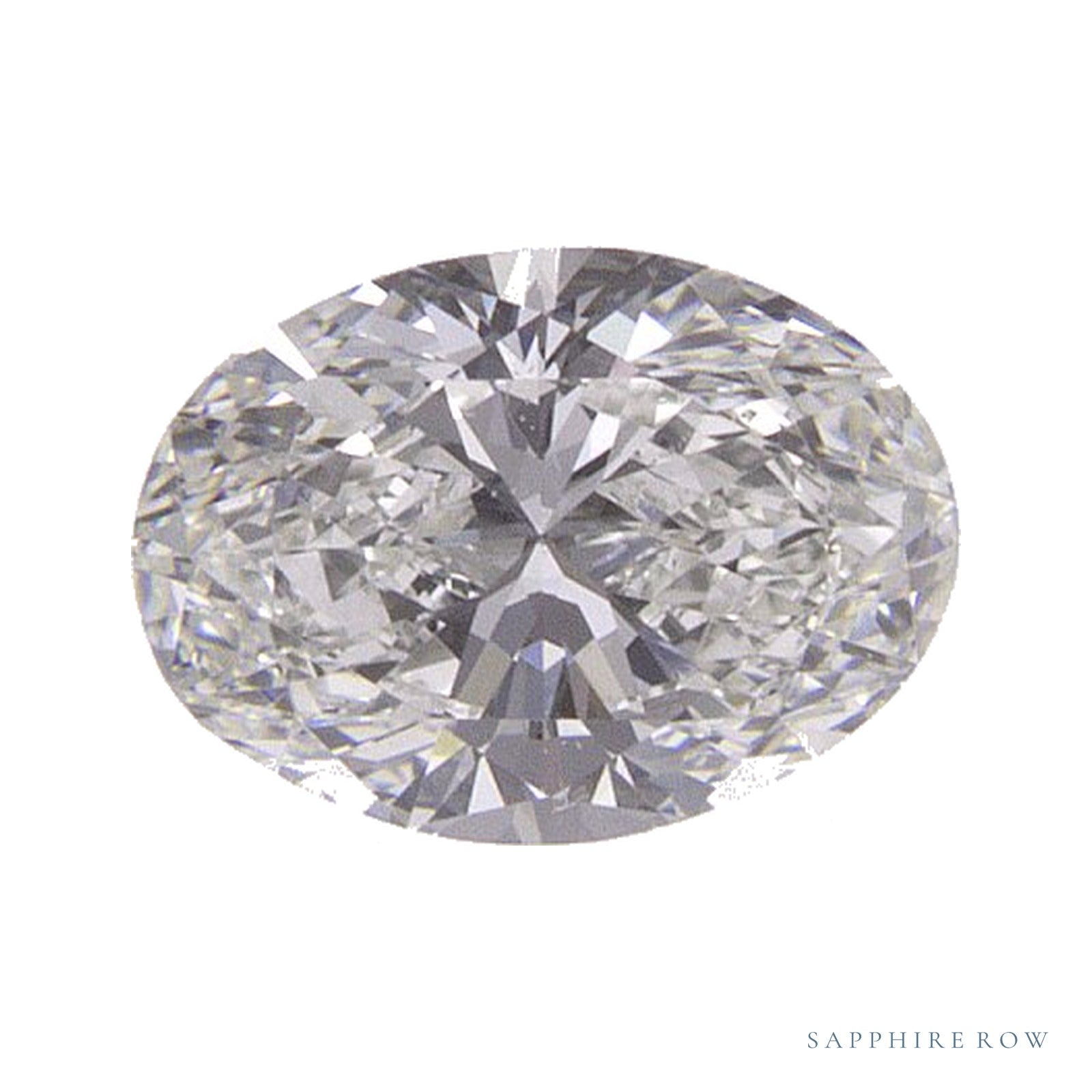 0.50 ct natural diamond, oval cut | Sapphire Row · cut4