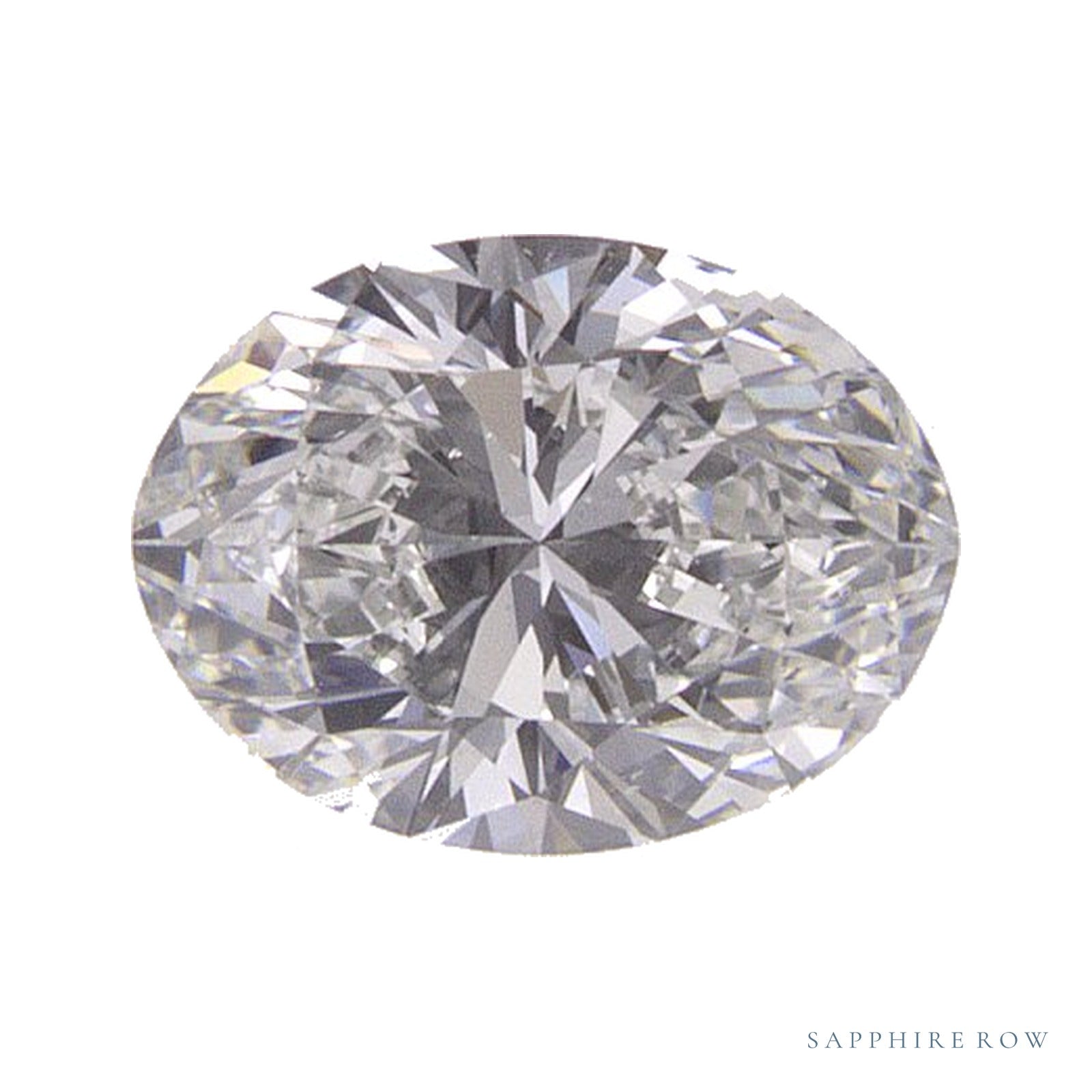0.50 ct natural diamond, oval cut | Sapphire Row · cut4