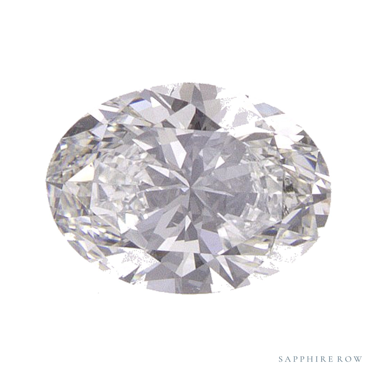 0.50 ct natural diamond, oval cut | Sapphire Row · cut4