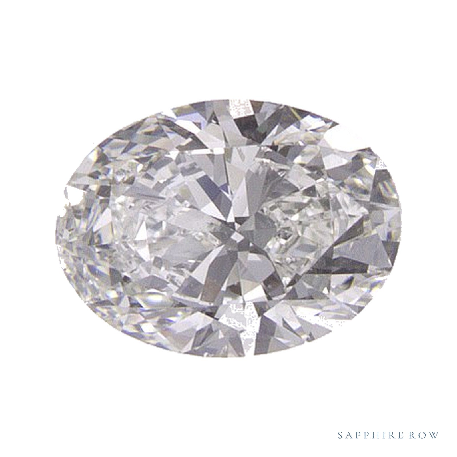 0.50 ct natural diamond, oval cut | Sapphire Row · cut4