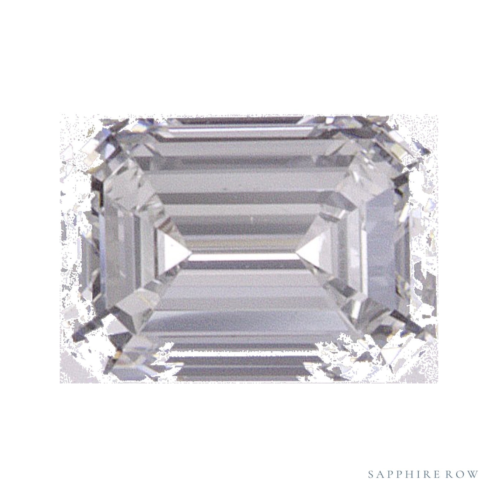 0.50 ct natural diamond, emerald cut | Sapphire Row · cut4