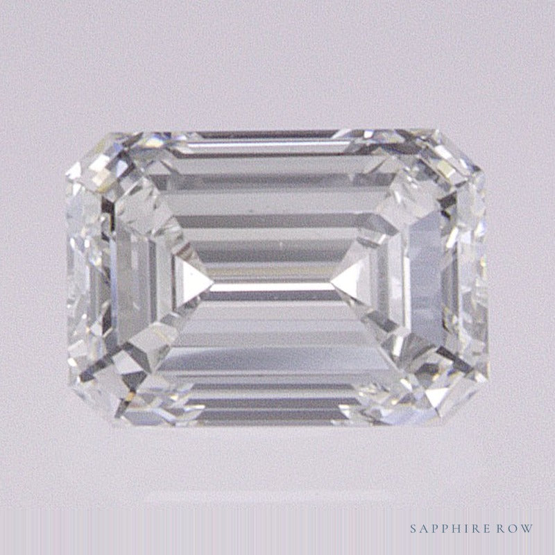 0.50 ct natural diamond, emerald cut | Sapphire Row · cut7