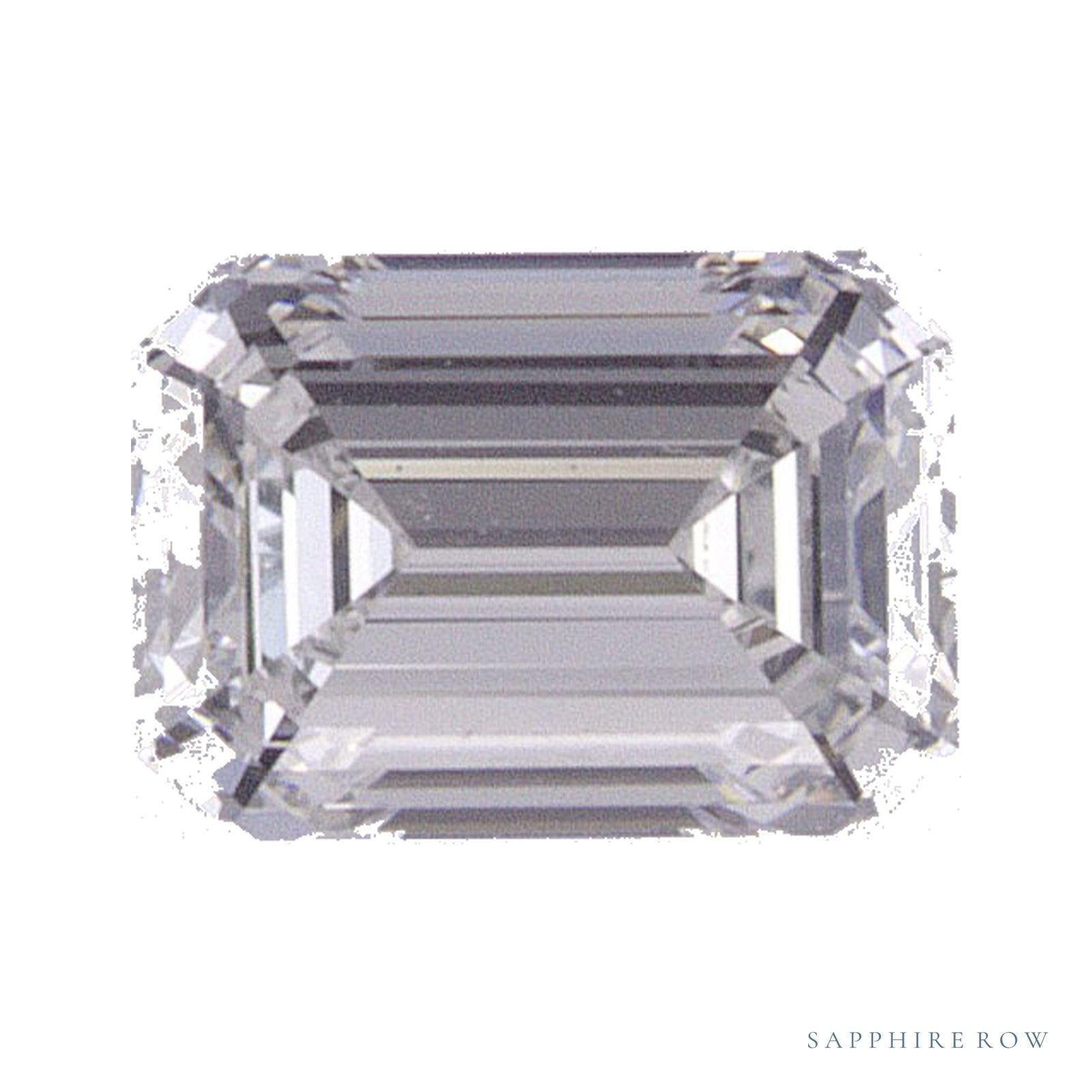 0.50 ct natural diamond, emerald cut | Sapphire Row · cut4