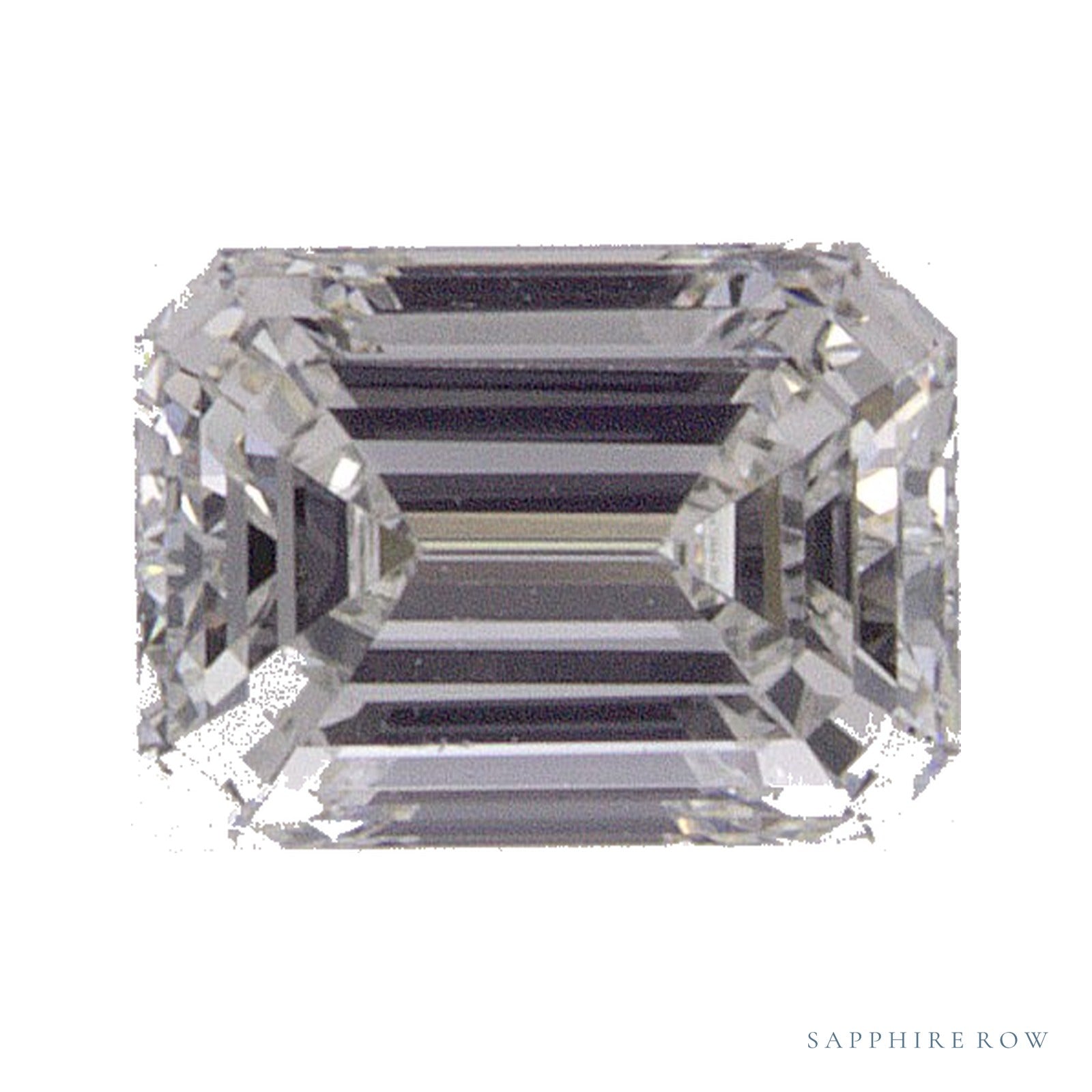 0.50 ct natural diamond, emerald cut | Sapphire Row · cut4