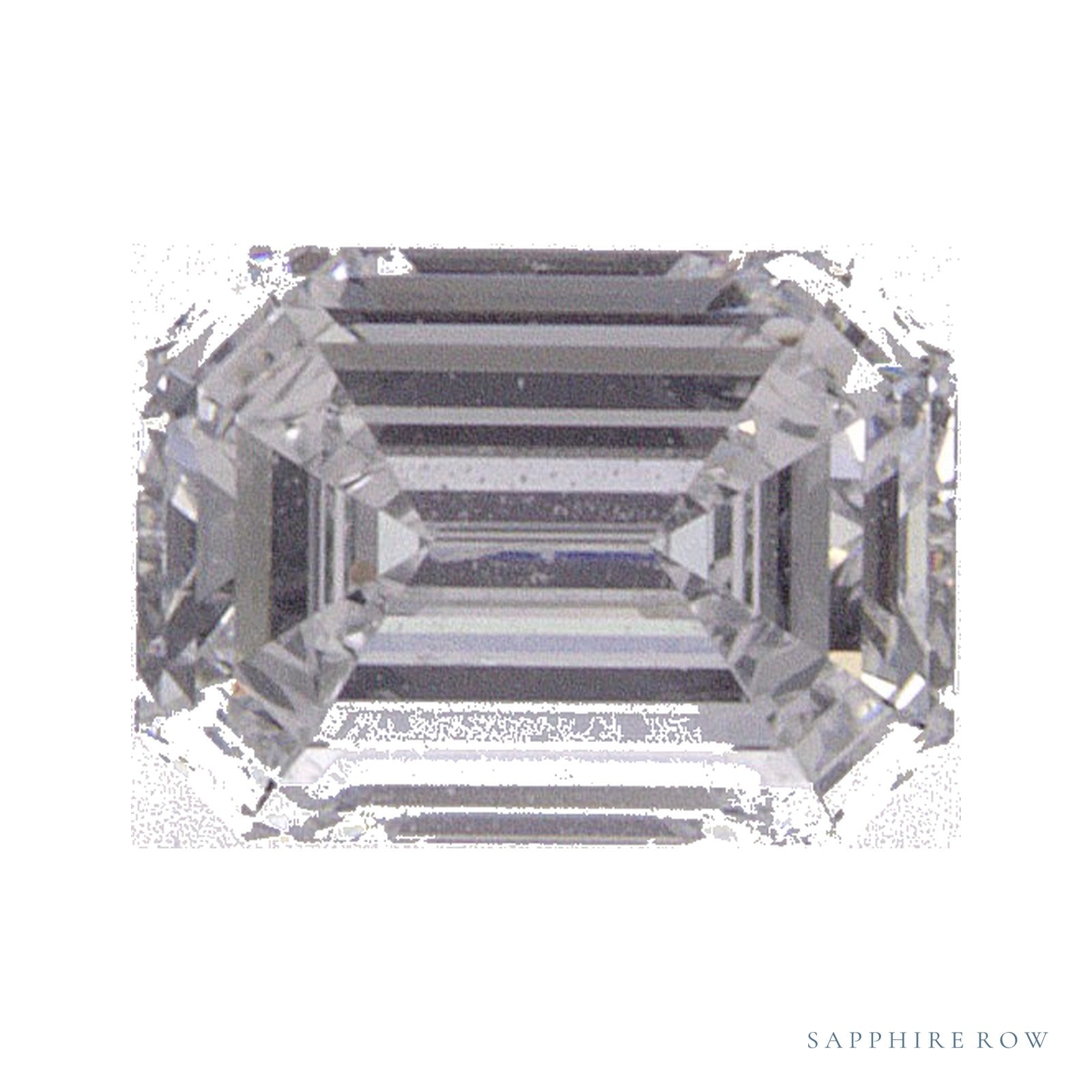 0.50 ct natural diamond, emerald cut | Sapphire Row · cut4