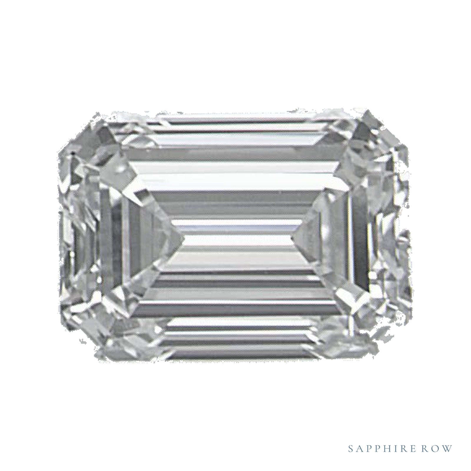 0.50 ct natural diamond, emerald cut | Sapphire Row · cut4