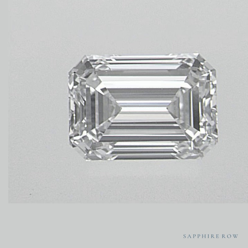 0.50 ct natural diamond, emerald cut | Sapphire Row · cut6