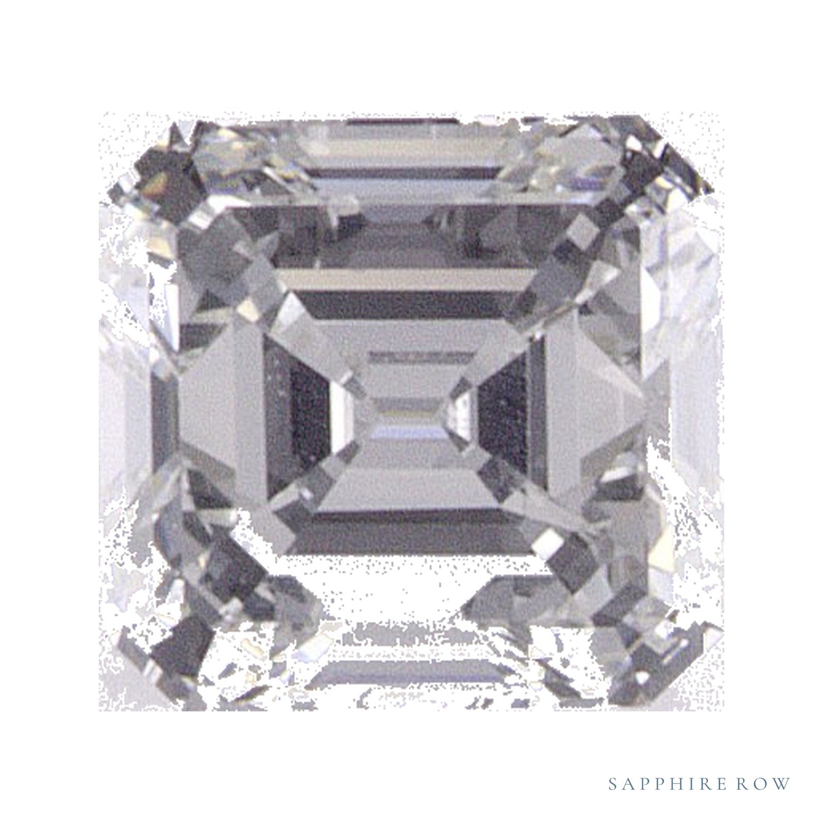 0.50 ct natural diamond, asscher cut | Sapphire Row · cut4
