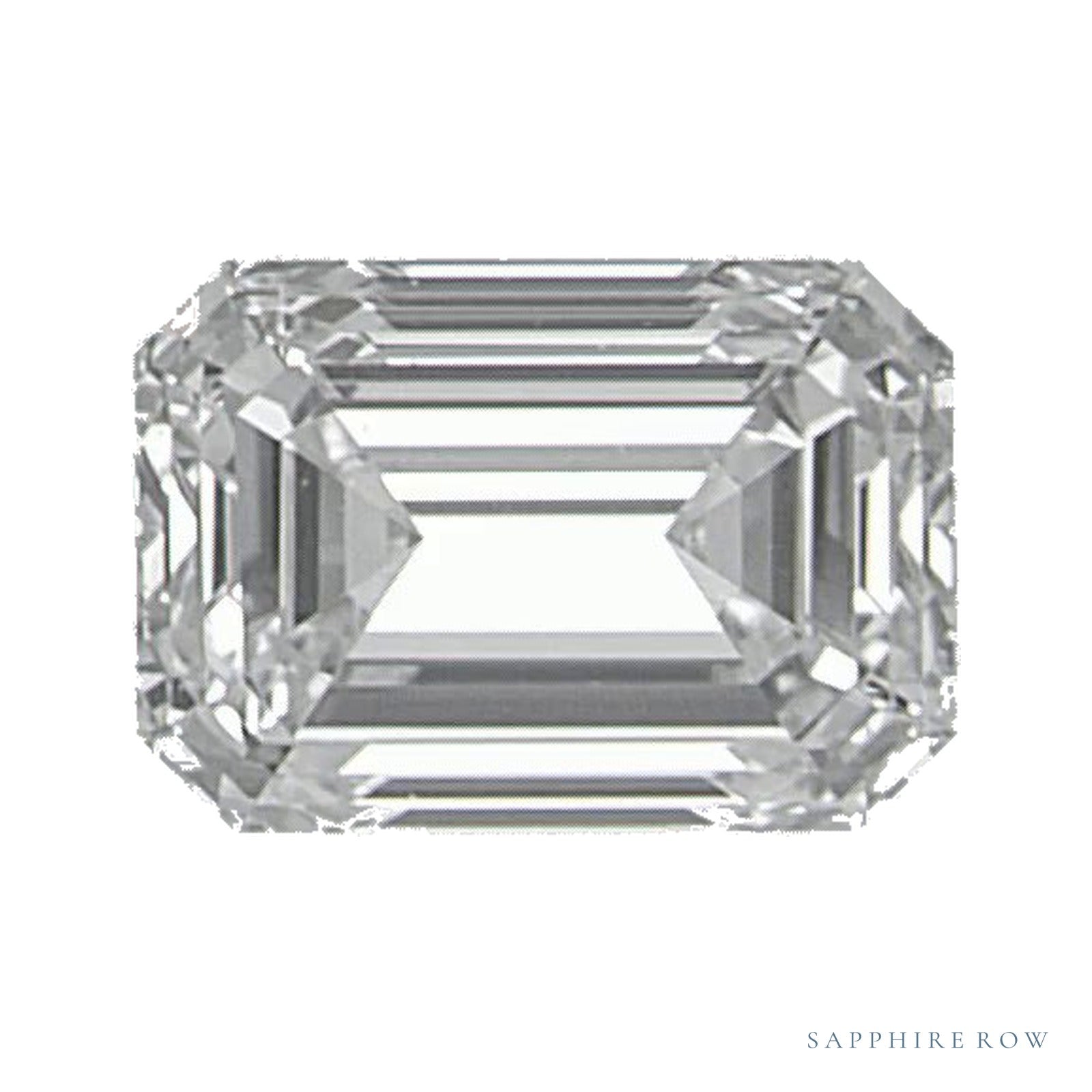0.50 ct natural diamond, emerald cut | Sapphire Row · cut4