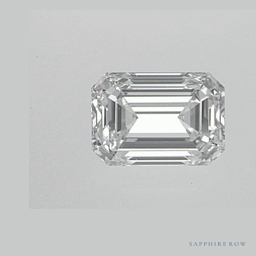 0.50 ct natural diamond, emerald cut | Sapphire Row · cut6