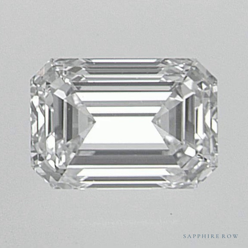 0.50 ct natural diamond, emerald cut | Sapphire Row · cut7