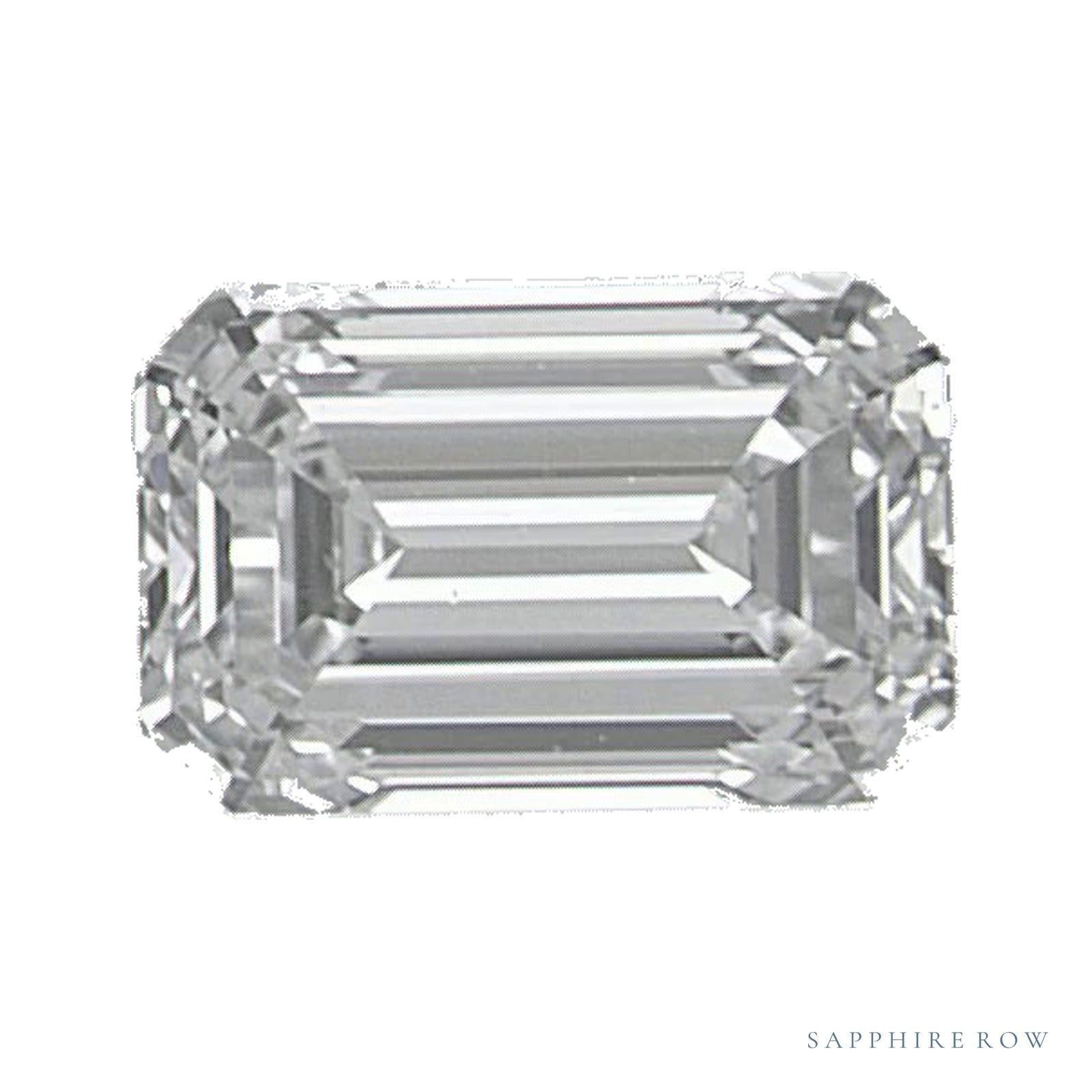 0.50 ct natural diamond, emerald cut | Sapphire Row · cut4