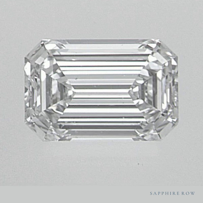 0.50 ct natural diamond, emerald cut | Sapphire Row · cut6