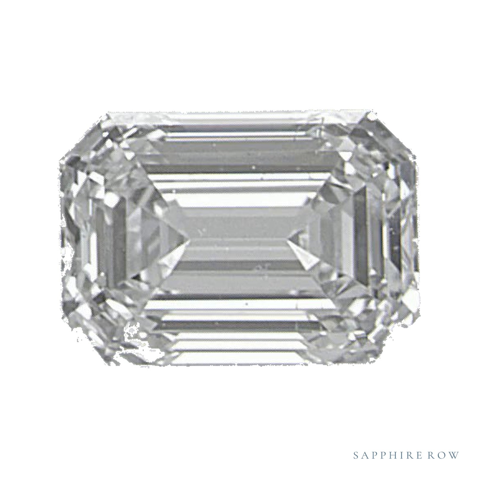 0.50 ct natural diamond, emerald cut | Sapphire Row · cut4