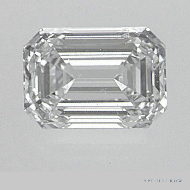 0.50 ct natural diamond, emerald cut | Sapphire Row · cut6
