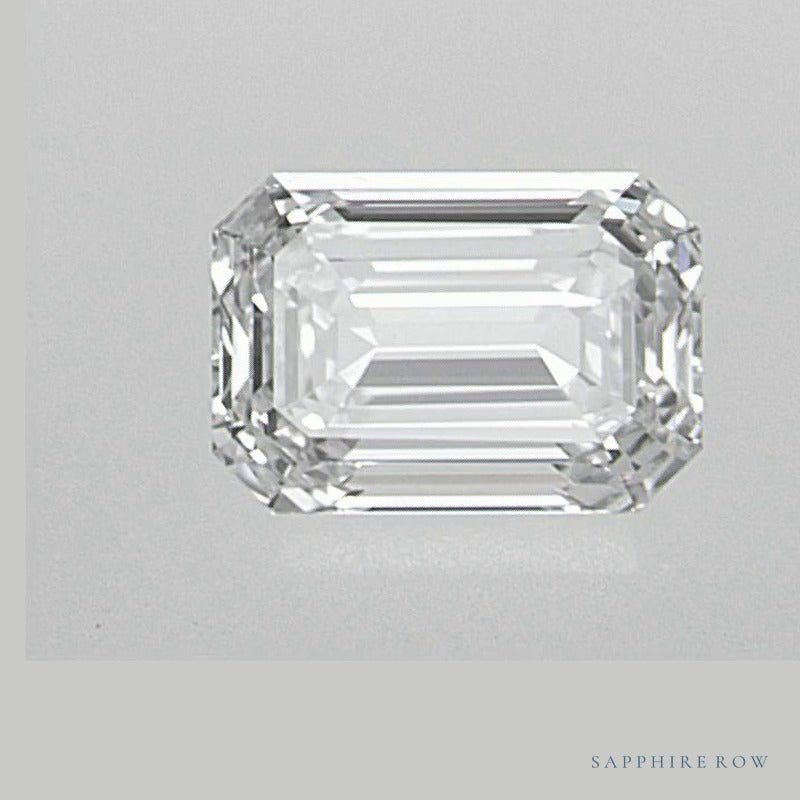 0.50 ct natural diamond, emerald cut | Sapphire Row · cut6