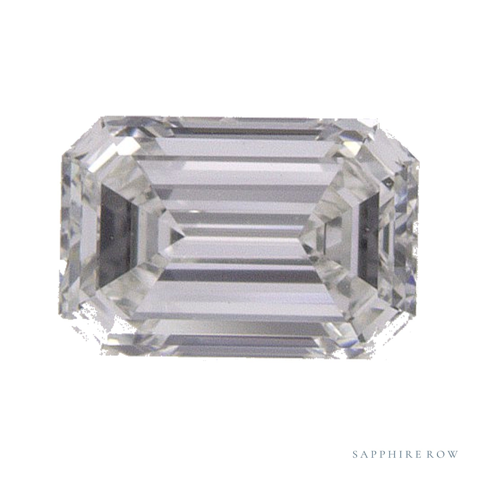 0.50 ct natural diamond, emerald cut | Sapphire Row · cut4