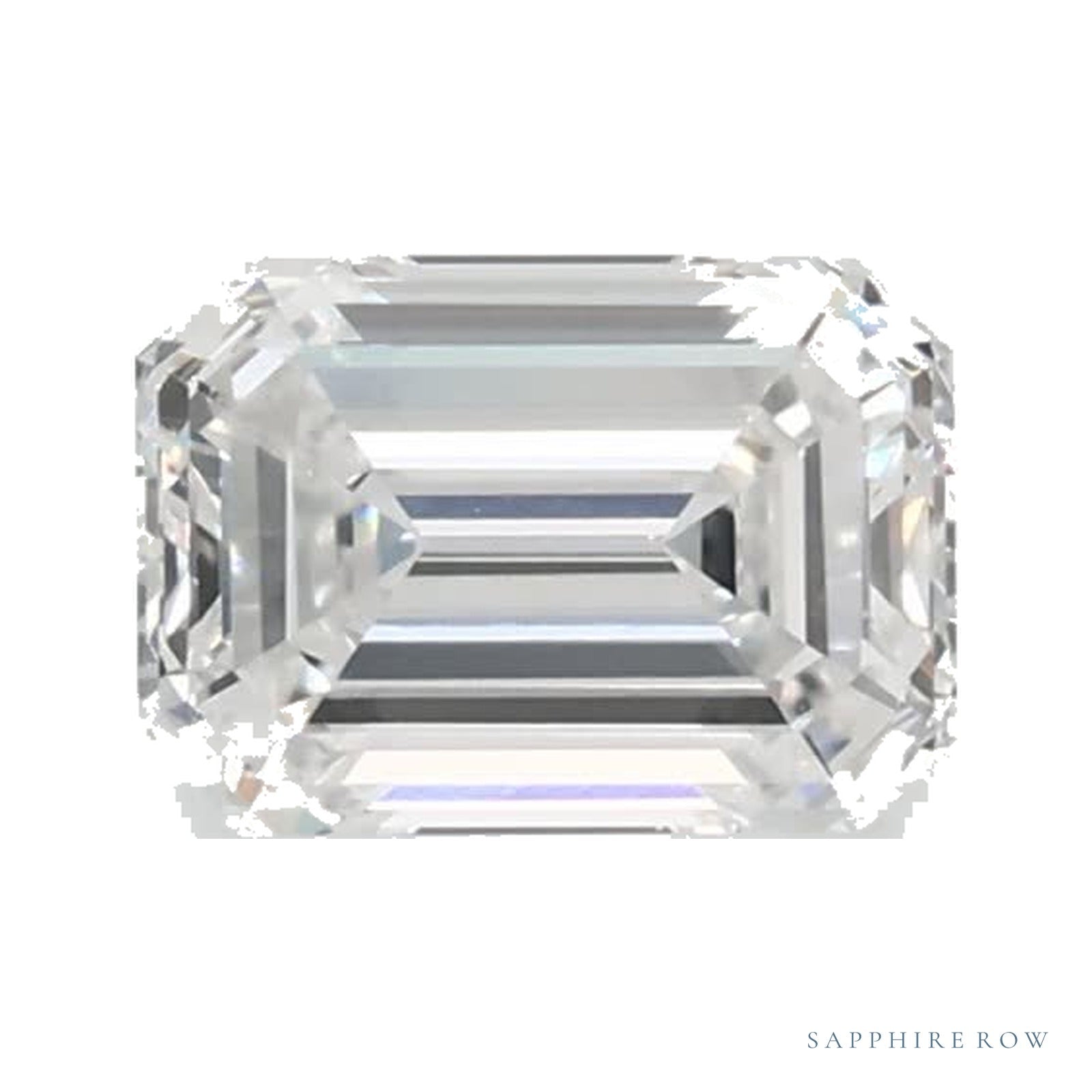 0.50 ct lab-grown diamond, emerald cut | Sapphire Row · cut4