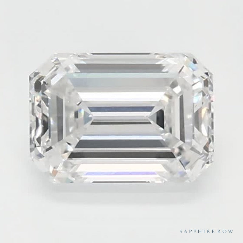 0.50 ct lab-grown diamond, emerald cut | Sapphire Row · cut6