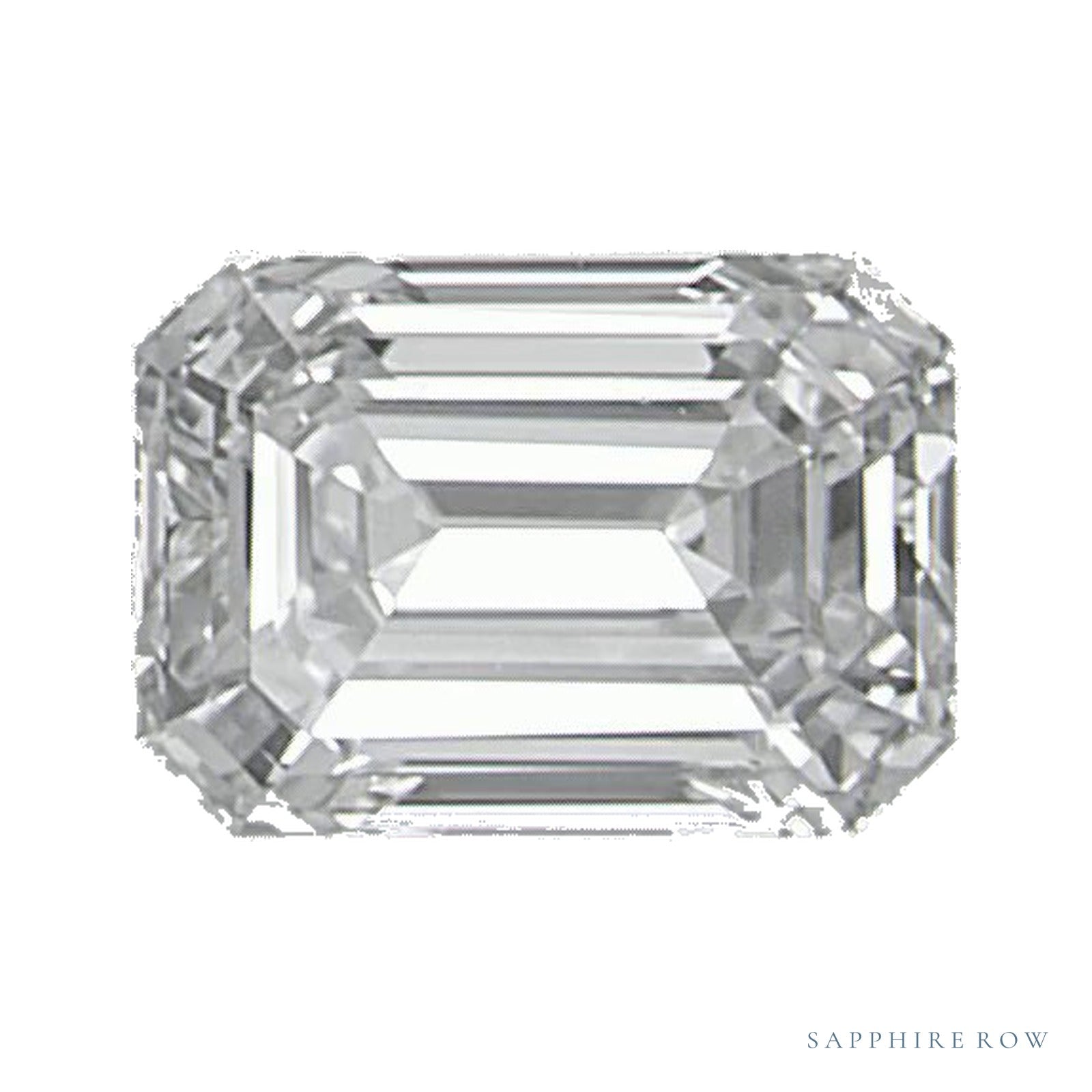0.50 ct natural diamond, emerald cut | Sapphire Row · cut4