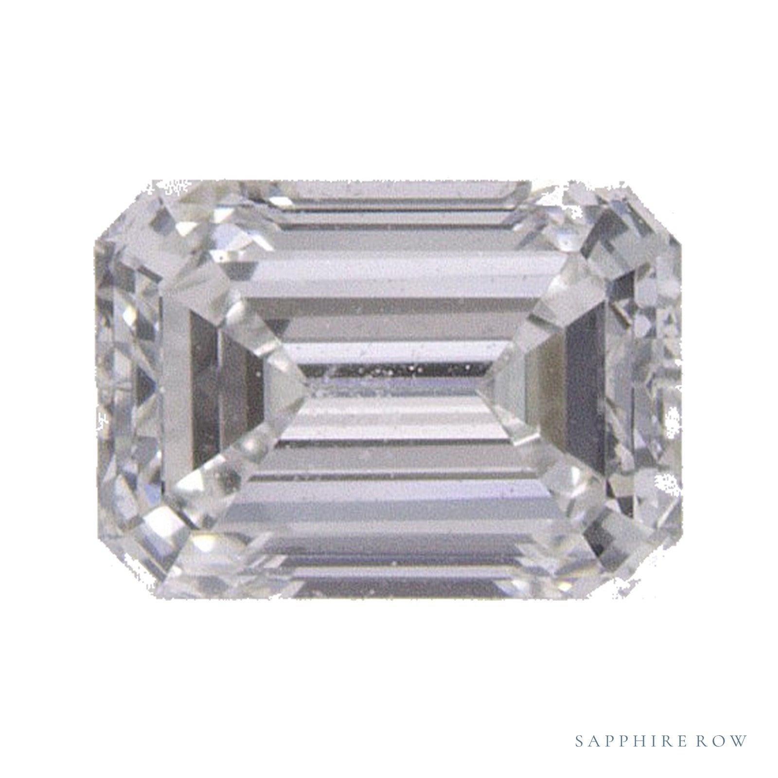 0.49 ct natural diamond, emerald cut | Sapphire Row · cut4