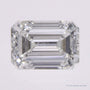 0.49 ct natural diamond, emerald cut | Sapphire Row · cut7
