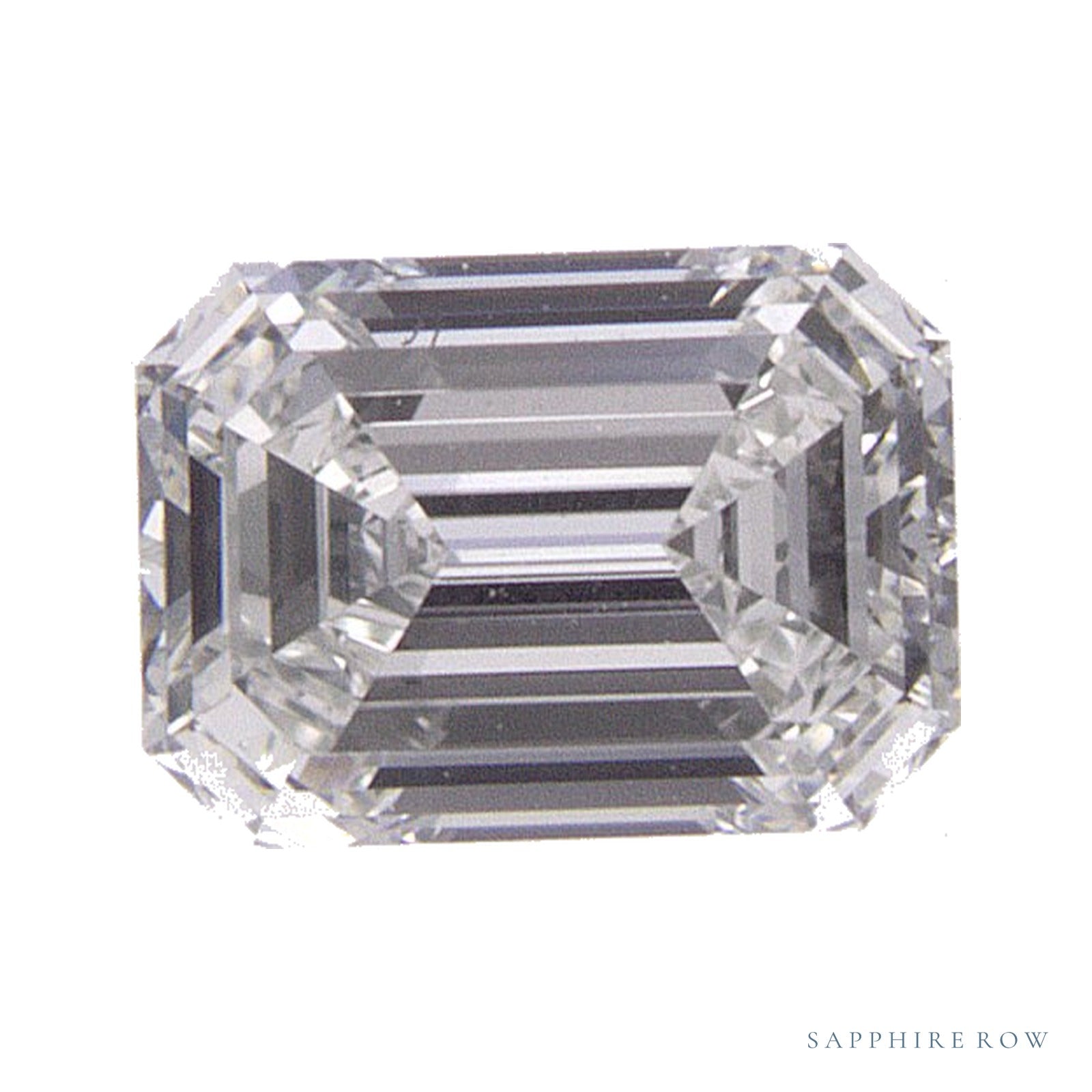 0.48 ct natural diamond, emerald cut | Sapphire Row · cut4