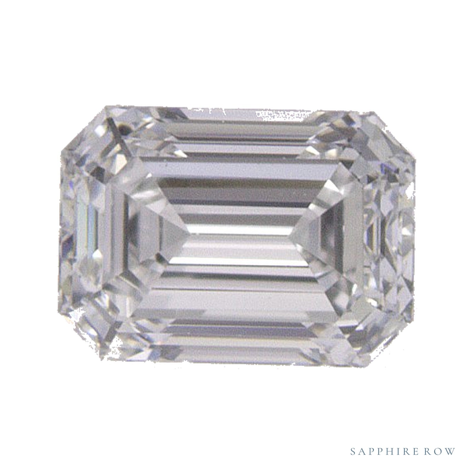 0.48 ct natural diamond, emerald cut | Sapphire Row · cut4